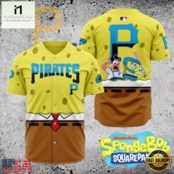 MLB Pittsburgh Pirates x SpongeBob SquarePants Baseball Jersey
