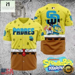 MLB San Diego Padres x SpongeBob SquarePants Baseball Jersey