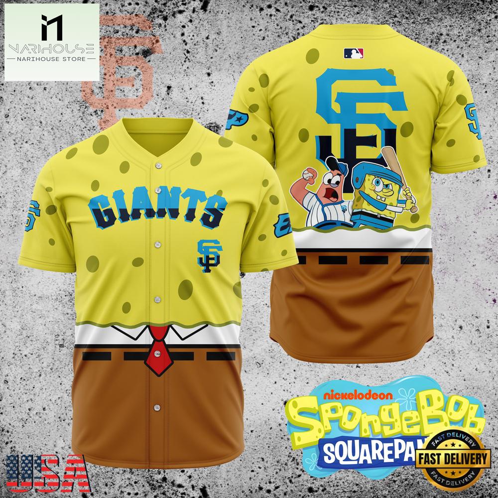 MLB San Francisco Giants x SpongeBob SquarePants New 2026 Version Baseball Jersey MLB San Francisco Giants x SpongeBob SquarePants New 2026 Version Baseball Jersey
