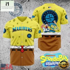 MLB Seattle Mariners x SpongeBob SquarePants Baseball Jersey