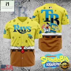 MLB Tampa Bay Rays x SpongeBob SquarePants Baseball Jersey