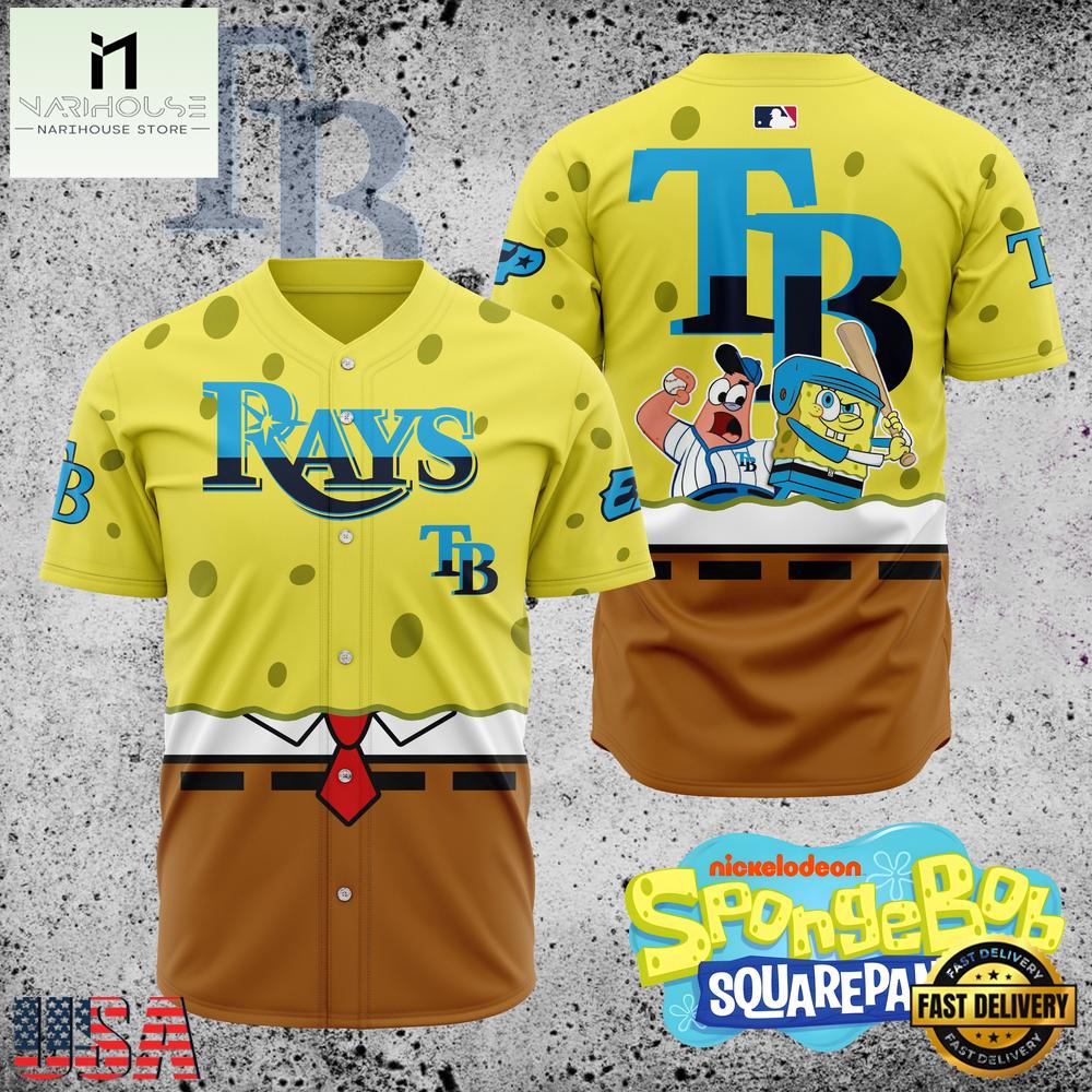MLB Tampa Bay Rays x SpongeBob SquarePants New 2026 Version Baseball Jersey MLB Tampa Bay Rays x SpongeBob SquarePants New 2026 Version Baseball Jersey