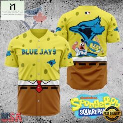 MLB Toronto Blue Jays x SpongeBob SquarePants Baseball Jersey