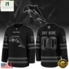 NRL Dolphins 2026 Blackout Custom Hockey Jersey 2 NRL Dolphins 2026 Blackout Custom Hockey Jersey