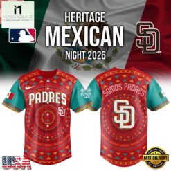 San Diego Padres x Mexican Heritage Night 2026 New Special Baseball Jersey
