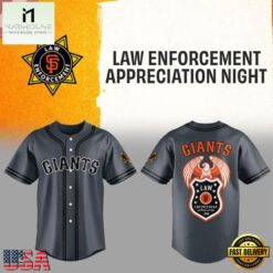 San Francisco Giants Law Enforcement Appreciation Night 2026 Baseball Jersey Shirt