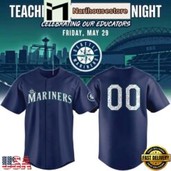 Seattle Mariners 2026 Teacher Appreciation Night Custom Baseball Jerseys
