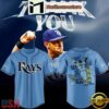 Tampa Bay Rays Evan Longoria Thanks For Memories Baseball Jersey 2 Tampa Bay Rays Evan Longoria Thanks For Memories Baseball Jersey