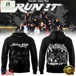 2026 Run It World Tour Stray Kids Signature Hoodie