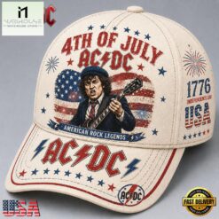 ACDC Band 4th of July American Legend Baseball Cap