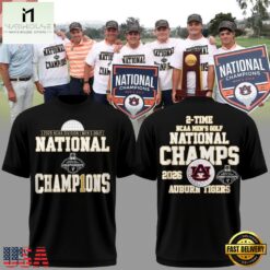 Auburn Tigers NCAA Men’s Golf National Champions 2026 NCAA Golf Fan T Shirt