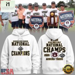 Auburn Tigers NCAA Men’s Golf National Champions 2026 NCAA Golf Fan Unisex Hoodie
