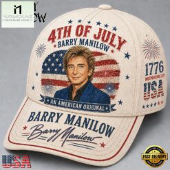 Barry Manilow 4th of July American Legend Baseball Cap