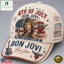 Bon Jovi 4th of July American Legend Baseball Cap