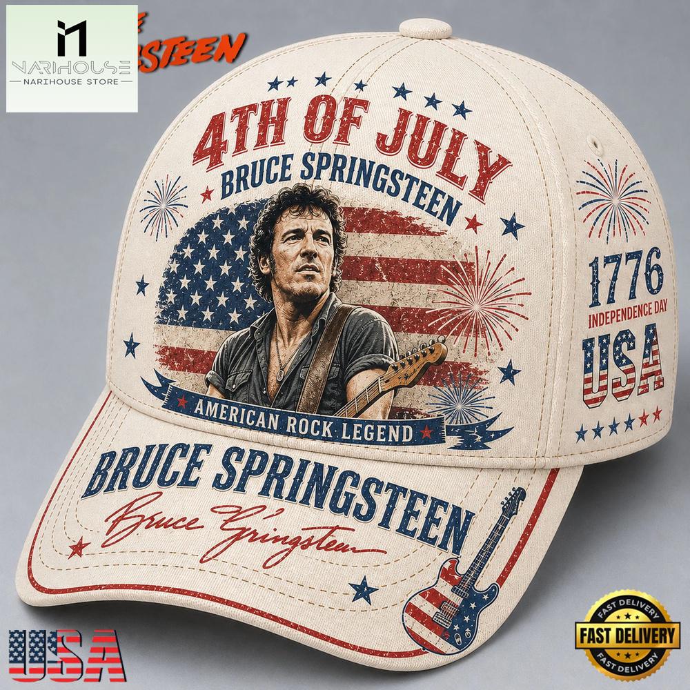 Bruce Springsteen 4th of July American Legend 2026 Cap Hats Bruce Springsteen 4th of July American Legend 2026 Cap Hats