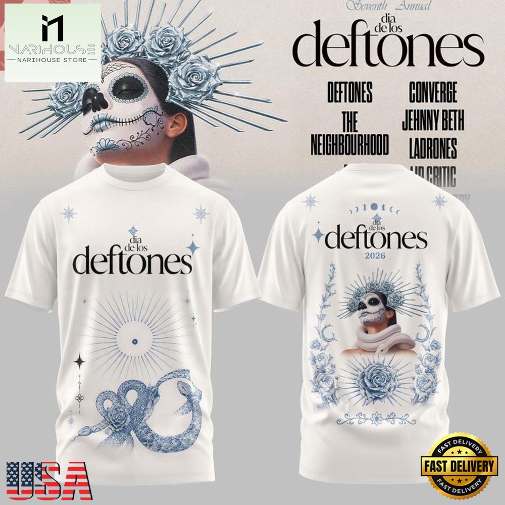 Celebrate Dia De Los Deftones 2026 T Shirt Celebrate Dia De Los Deftones 2026 T Shirt