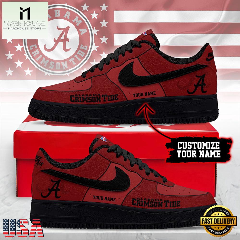 NCAA Alabama Crimson Tide New 2026 Custom Air Force 1 Shoes Running Sneakers NCAA Alabama Crimson Tide New 2026 Custom Air Force 1 Shoes Running Sneakers