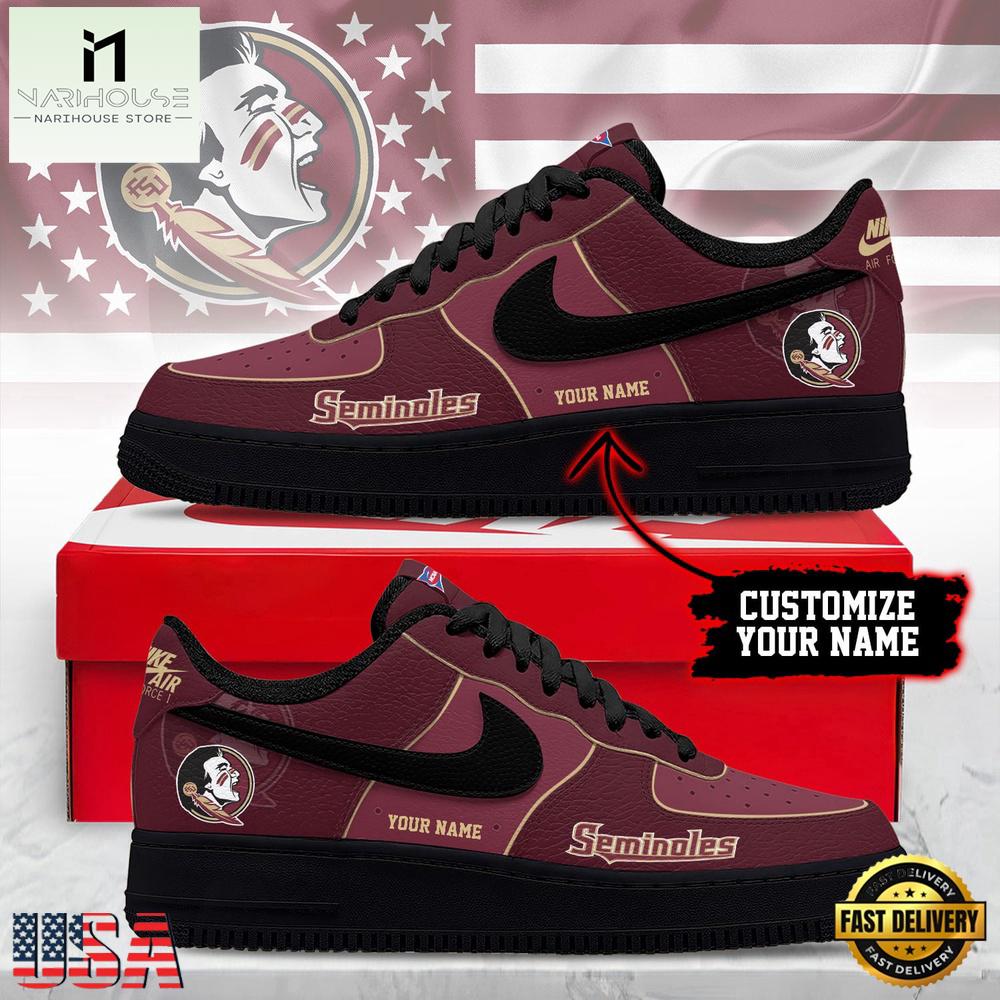 NCAA Florida State Seminoles New 2026 Custom Air Force 1 Shoes Running Sneakers NCAA Florida State Seminoles New 2026 Custom Air Force 1 Shoes Running Sneakers