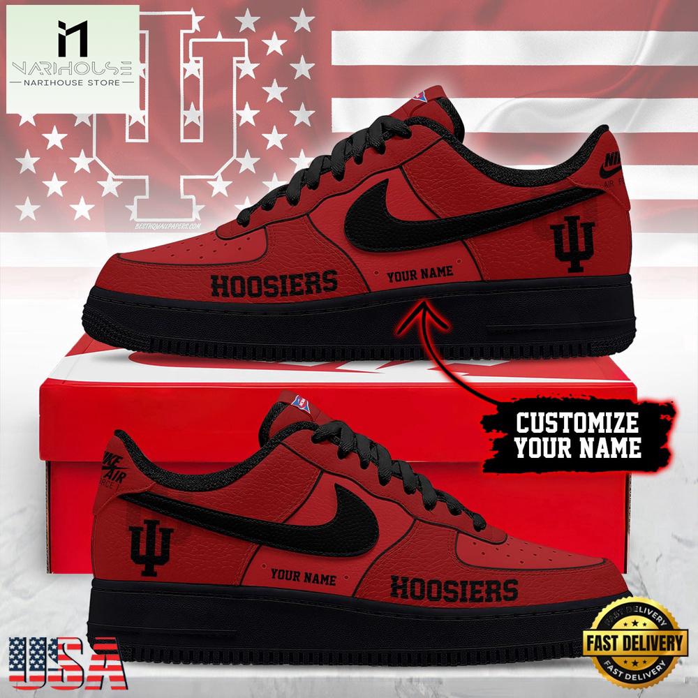 NCAA Indiana Hoosiers New 2026 Custom Air Force 1 Shoes Running Sneakers NCAA Indiana Hoosiers New 2026 Custom Air Force 1 Shoes Running Sneakers