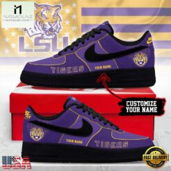 Custom Name Custom Name LSU Tigers NCAA Air Force 1 Shoes