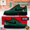 Custom Name Custom Name Miami Hurricanes NCAA Air Force 1 Shoes