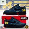 NCAA Michigan Wolverines New 2026 Custom Air Force 1 Shoes Running Sneakers 2 Custom Name Custom Name Michigan Wolverines NCAA Air Force 1 Shoes
