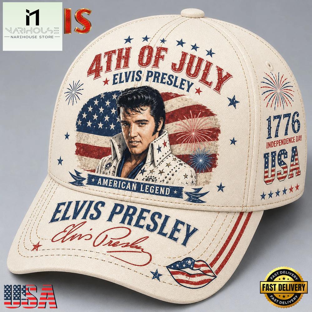 Elvis Presley 4th of July American Legend 2026 Cap Hats Elvis Presley 4th of July American Legend 2026 Cap Hats