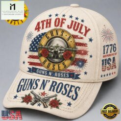 Gun N Roses 4th of July American Legend Baseball Cap