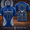 Indianapolis Colts NFL Peace Love Greateful Dead Special New 3D Shirt