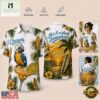 Los Angeles Chargers NFL It's 5 O'clock Somewhere Button Up Tropical Parrot Hawaiian Shirt