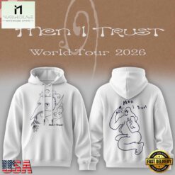 Men I Trust World Tour 2026 Retro Concert Tour Hoodie