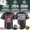 Oklahoma Sooners 2026 NCAA Baseball 3-Time National Champions Special Edition Baseball Jersey