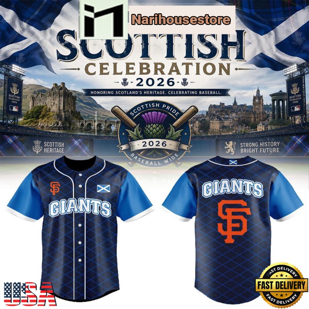 San Francisco Giants Scottish Pride Celebration 2026 Special Edition Baseball Jersey San Francisco Giants Scottish Pride Celebration 2026 Special Edition Baseball Jersey