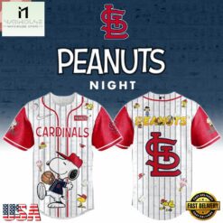St. Louis Cardinals x Peanuts Night 2026 Peanuts Snoopy Baseball Jersey