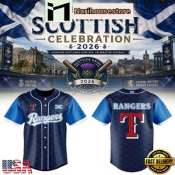 Texas Rangers Scottish Pride Celebration 2026 Special Edition Baseball Jersey