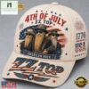 ZZ Top 4th of July American Legend 2026 Cap Hats 2 ZZ Top 4th of July American Legend Baseball Cap