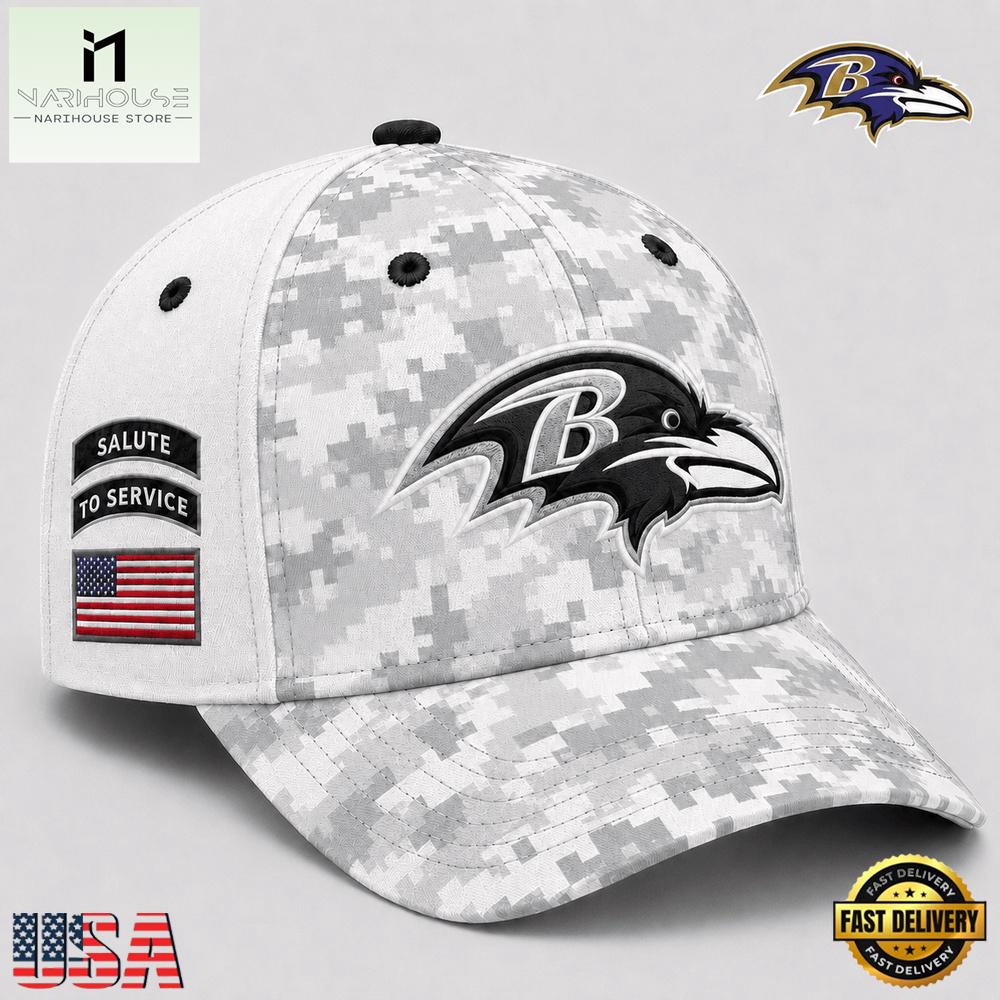 Baltimore Ravens NFL x Salute to Service 2026 Camo Classic Cap Baltimore Ravens NFL x Salute to Service 2026 Camo Classic Cap