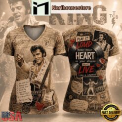 Elvis Presley Las Vegas Season 1969 V Neck T-Shirt