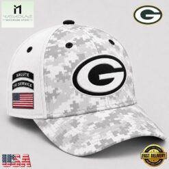 Green Bay Packers 2026 NFL Salute to Service Digital Camo Baseball Cap
