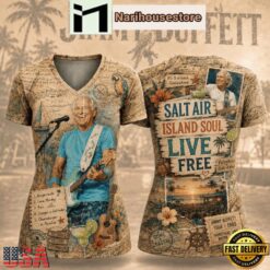 Jimmy Buffett Parrothead Life V Neck T-Shirt