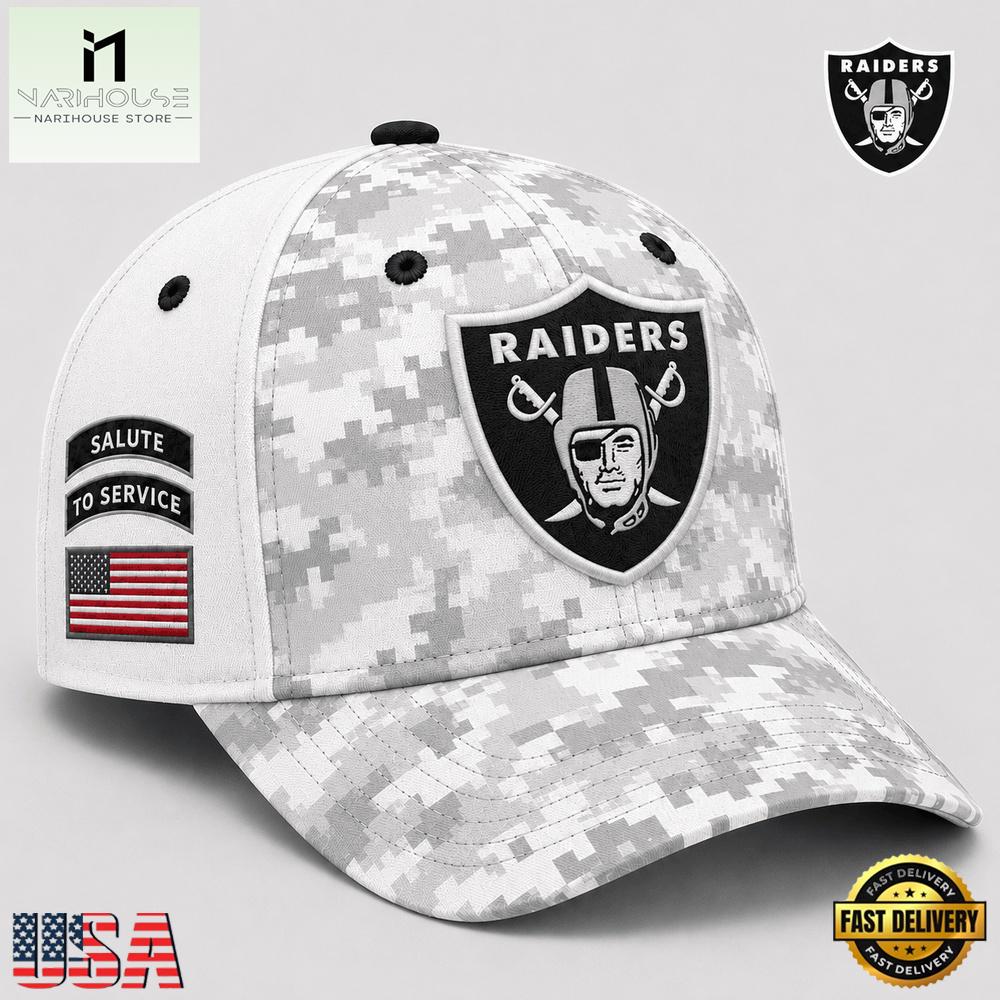 Las Vegas Raiders NFL x Salute to Service 2026 Camo Classic Cap Las Vegas Raiders NFL x Salute to Service 2026 Camo Classic Cap