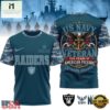 Las Vegas Raiders US Navy Veteran 250 Years American Freedom 3D Shirt