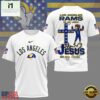 Los Angeles Rams Faith & Football 3D T-Shirt