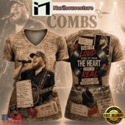 Luke Combs Beer Never Broke My Heart V Neck T-Shirt