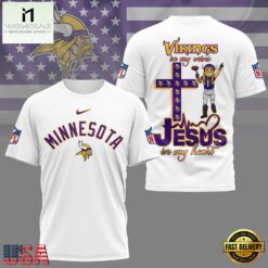 Minnesota Vikings Faith & Football 3D T-Shirt