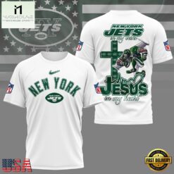 New York Jets Faith & Football 3D T-Shirt