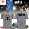 New York Yankees x Jay-Z Tour 2026 Fear of God Unisex T Shirt 2 New York Yankees x Jay-Z Tour 2026 Fear of God Unisex T Shirt