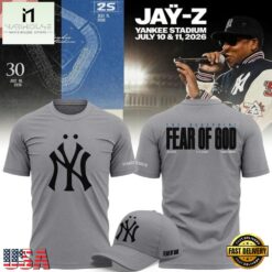 New York Yankees x Jay-Z Tour 2026 Fear of God Unisex T Shirt