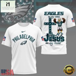 Philadelphia Eagles Faith & Football 3D T-Shirt