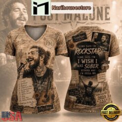 Post Malone Some Days I’m Rockstar V Neck T-Shirt